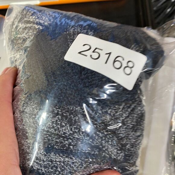 Purejill Cardigan Women M/L Gray Geometric Open Front Short Sleeve Knit Cotton - Picture 9 of 9